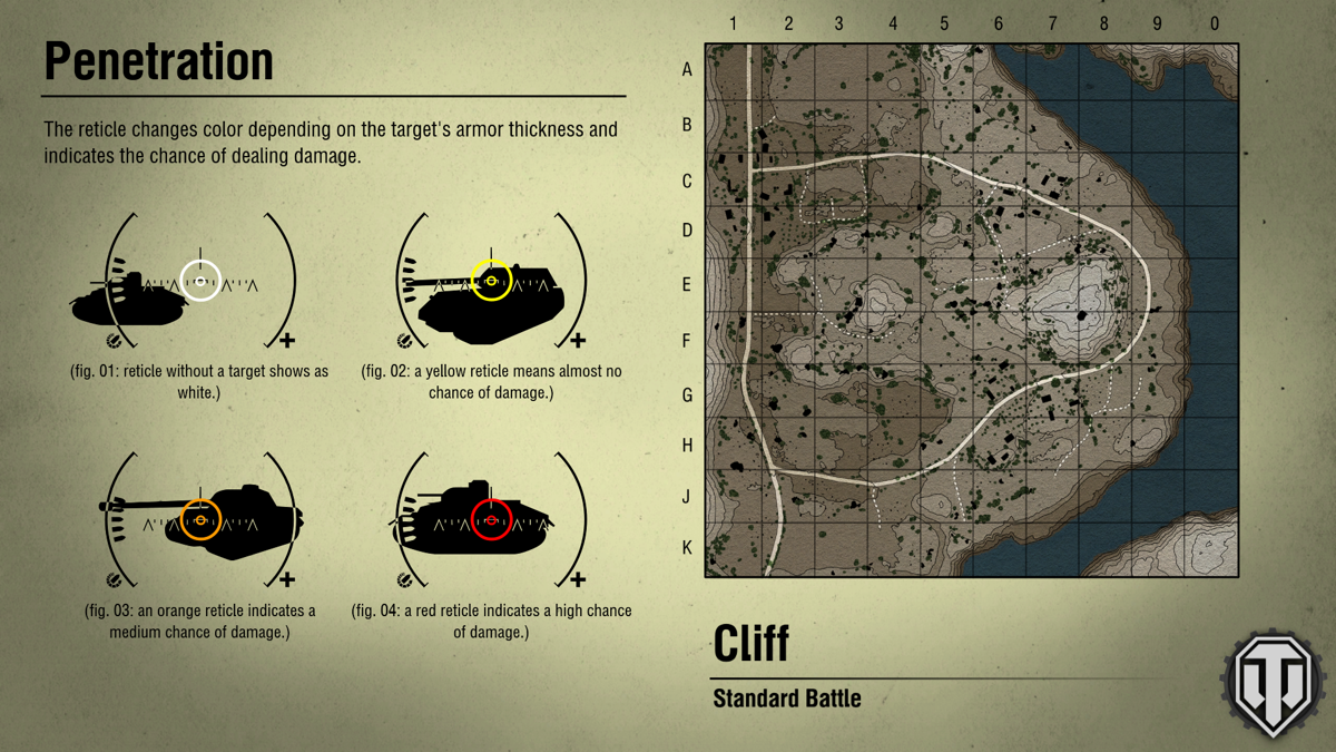 World of Tanks: Xbox 360 Edition (Xbox One) screenshot: The game is launching and the map is shown. Here are some quick and useful tips for in battle.
