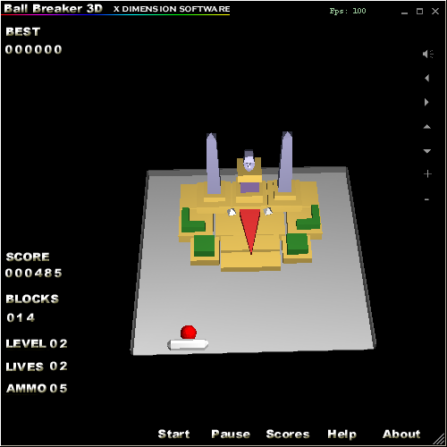 Ball Breaker 3D (Windows) screenshot: Level 2