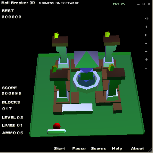 Ball Breaker 3D (Windows) screenshot: Level 3