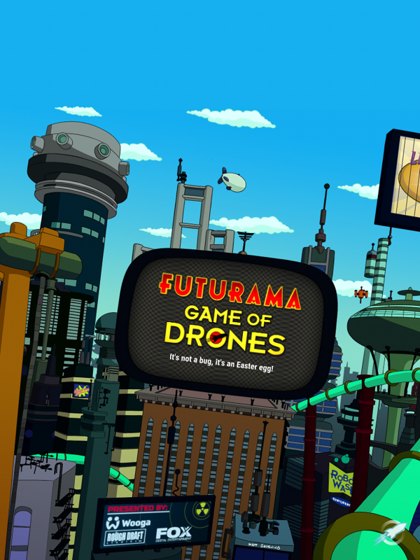 Futurama: Game of Drones (iPad) screenshot: Title