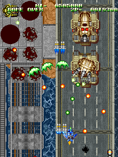 Screenshot of Air Assault (Arcade, 1993) - MobyGames