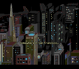 Where in Time Is Carmen Sandiego? (SNES) screenshot: Somewhere in San Francisco...