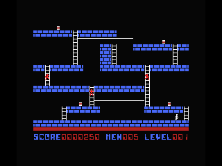Lode Runner (MSX) screenshot: Start the game