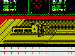 Superstar Indoor Sports (ZX Spectrum) screenshot: Bowling