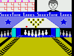 Superstar Indoor Sports (ZX Spectrum) screenshot: Looks good....