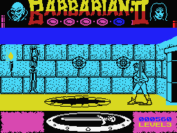 Axe of Rage (MSX) screenshot: Another hole.
