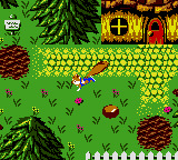 Conker's Pocket Tales (Game Boy Color) screenshot: Use the run to save time in your exploration.