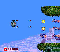 Barunba (TurboGrafx-16) screenshot: Shoot the ducks.