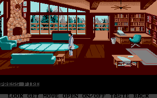 Mean Streets (Atari ST) screenshot: Cabin.
