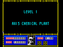 Batman (ZX Spectrum) screenshot: Begin you adventure