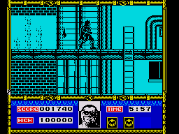 Batman (ZX Spectrum) screenshot: Avoid the toxic drip