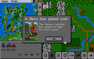Alterra (Atari ST) screenshot: A hero!