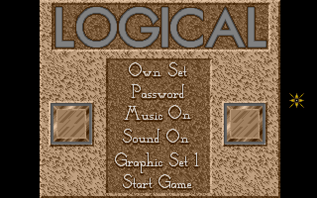 Log!cal (Atari ST) screenshot: Menu