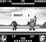 Battle Arena Toshinden (Game Boy) screenshot: Let's fight