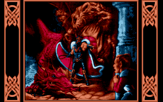 Dragons of Flame (Atari ST) screenshot: Screen title #2