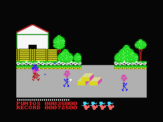 Cosa Nostra (MSX) screenshot: More mafia members!