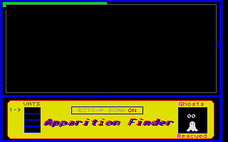 Apparition Finder (Atari ST) screenshot: The slime is on its way
