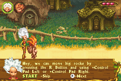 Arthur and the Invisibles: The Game (Game Boy Advance) screenshot: Before we can play, we must read the instructions.