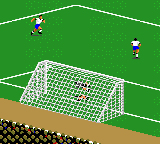 FIFA International Soccer (Game Gear) screenshot: Nice save!