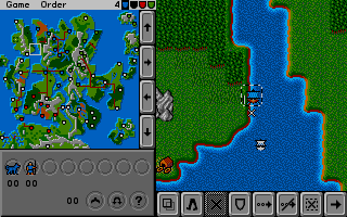 Alterra (Atari ST) screenshot: I am sailing, I am sailing...