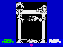 Cosmic Wartoad (ZX Spectrum) screenshot: Ready for battle