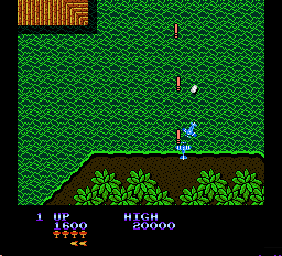 Sky Shark (NES) screenshot: Welcome in the jungle