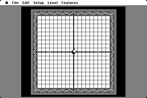 Quintette (Macintosh) screenshot: Placing the first stone