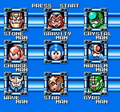 The game&rsquo;s many robot masters