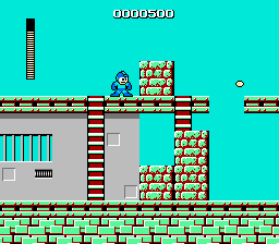 Mega Man (NES) screenshot: Cutman's stage