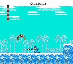 Mega Man (NES) screenshot: Iceman's stage