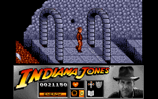 Indiana Jones and the Last Crusade: The Action Game (Amiga) screenshot: Level 4 - Archways.