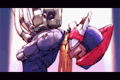Mega Man Zero (Game Boy Advance) screenshot: Beautiful Picture of Zero