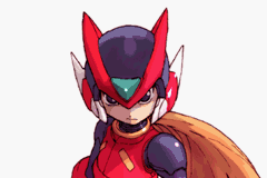 Mega Man Zero (Game Boy Advance) screenshot: Zero is ready to go!