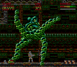 Mega Turrican (Genesis) screenshot: Octopus