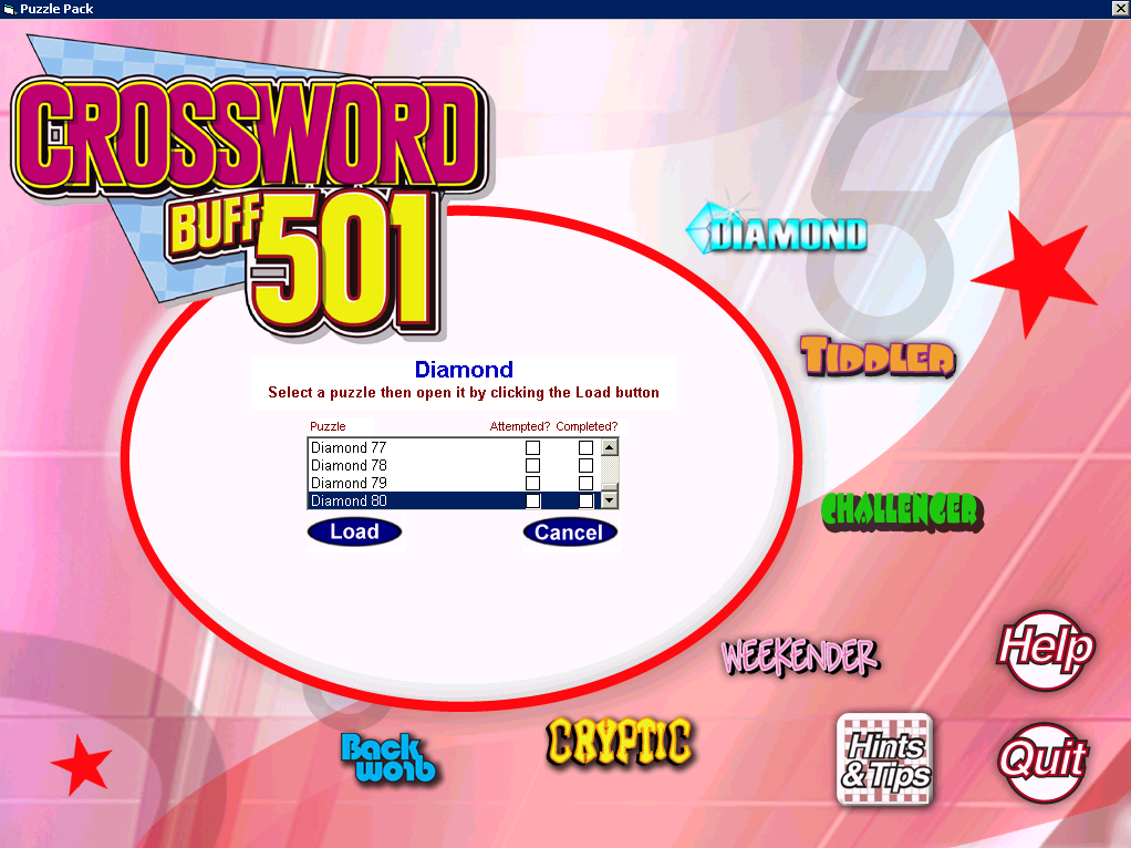 Screenshot of Crossword Buff 501 (Windows 2004) MobyGames Screenshot of Crossword Buff 501 (Windows 2004) MobyGames