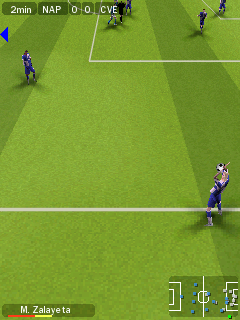 FIFA 09 (Symbian) screenshot: Throw in
