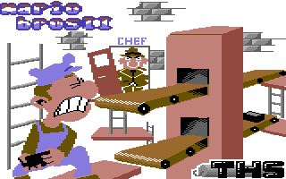 Mario Bros II (Commodore 64) screenshot: Title screen