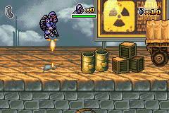 CT Special Forces 3: Bioterror (Game Boy Advance) screenshot: Can't kill animals. Fine then... kill humans only.