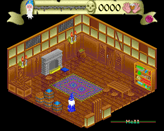 Pandora's Box (Acorn 32-bit) screenshot: A hall