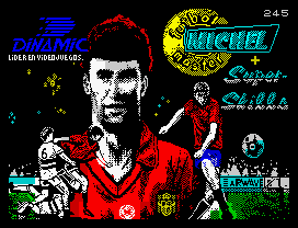 Michel Futbol Master + Super Skills (ZX Spectrum) screenshot: Title Screen