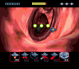 Microcosm (SEGA CD) screenshot: Early in the first level.