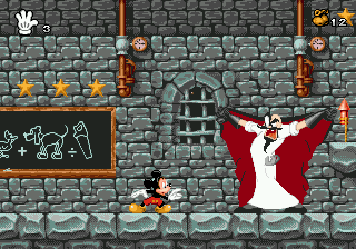 Mickey Mania (SEGA CD) screenshot: The mad doctor!