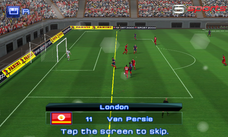 Real Soccer 2011 (Android) screenshot: Offside replay