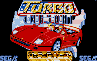 Turbo Out Run (Atari ST) screenshot: Title screen