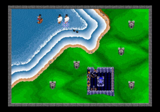 Midway Arcade Treasures (GameCube) screenshot: Rampart