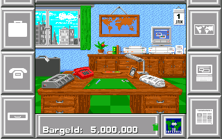 Black Gold (Amiga) screenshot: Your office