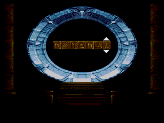 Stargate (Genesis) screenshot: Passwords are hieroglyphs, so take extra care writting them