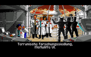 Wing Commander (Amiga) screenshot: Cut scene