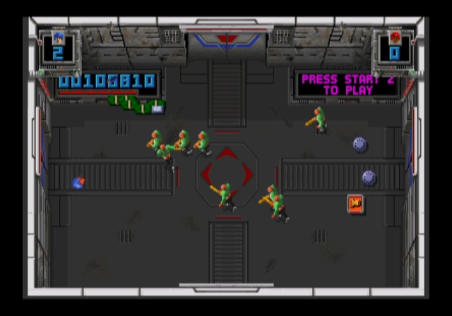 Midway Arcade Treasures (GameCube) screenshot: Smash TV