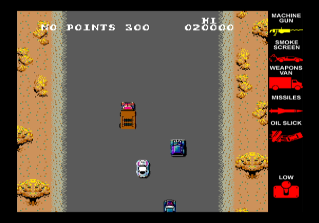 Midway Arcade Treasures (GameCube) screenshot: Spy Hunter